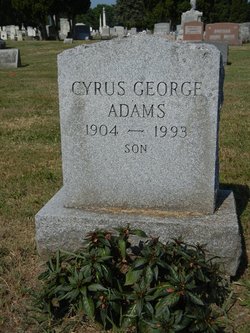 Cyrus George Adams 