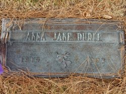Anna Jane <I>Smith</I> Duree 