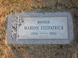Mary Elizabeth “Marion” <I>Foley</I> Fitzpatrick 