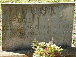 Margaret “Peggie” <I>Russell</I> Lusk 