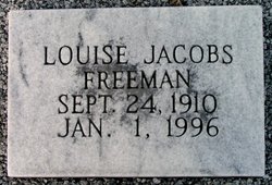 Bertie Louise <I>Jacobs</I> Freeman 