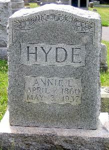 Annie L. <I>Cootes</I> Hyde 