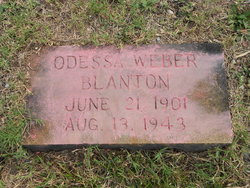 Odessa <I>Webber</I> Blanton 