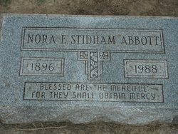Nora E <I>Stidham</I> Abbott 
