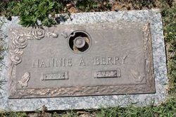Nancy Alice “Nannie Kate” <I>Carter</I> Berry 