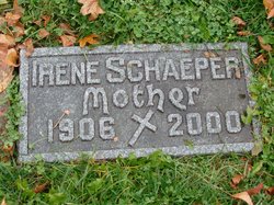 Irene Margaret <I>Korte</I> Schaeper 