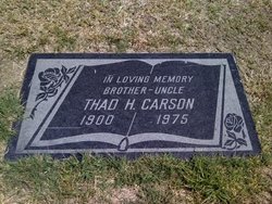 Thaddeus Hoot “Thad” Carson 