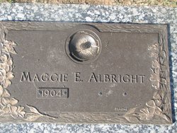Maggie Ethel <I>Strawderman</I> Albright 
