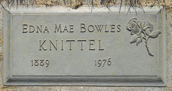 Edna Mae <I>Albright</I> Bowles Knittel 