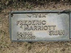 Frederic Marriott “Tex” Swan 