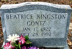 Beatrice <I>Kingston</I> Gontz 