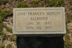 Jane Frances <I>Moxley</I> Allmond 