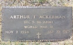 Arthur Frank Ackerman 