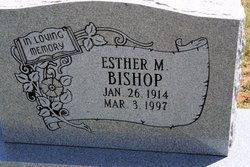 Esther M. <I>Livingston</I> Bishop 