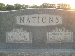 Annette <I>Paul</I> Nations 