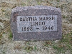 Bertha Ann <I>Marsh</I> Lingo 