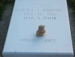 Grace Elizabeth <I>Lee</I> Barham 