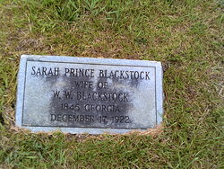 Sarah <I>Prince</I> Blackstock 
