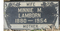 Minnie Maude <I>Allen</I> Lamborn 