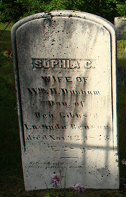 Sophia C. <I>Benson</I> Dunham 