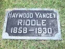 Haywood Yancey Riddle Jr.