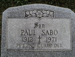 Pvt Paul Sabo 