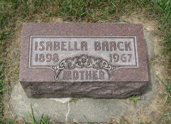 Isabella <I>Thomas</I> Baack 