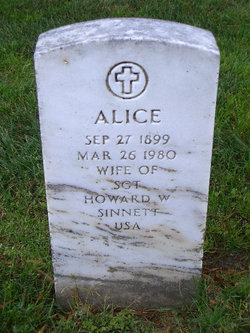 Alice Lenore <I>Barlow</I> Sinnett 