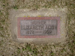 Elizabeth “Alice” <I>Holm</I> Alvin 