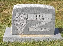 Addie <I>Smith</I> Chrisman 