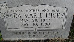 Ada Marie <I>Hulse</I> Hicks 
