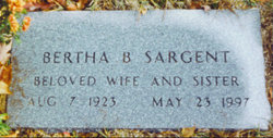Bertha <I>Brine</I> Sargent 