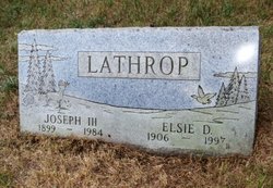 Elsie “Mom” <I>Dafoe</I> Lathrop 