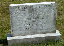 Sarah E. <I>Baker</I> Savage 