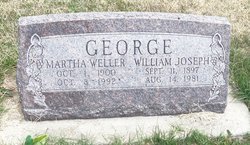 Martha Margaret <I>Weller</I> George 