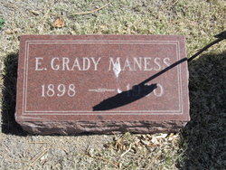 Ernest Grady Maness 