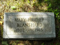 Mary Wilder <I>Hillyer</I> Blanshard 