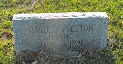 Harold Preston Shannon 