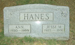 Jesse M “Jeep” Hanes 