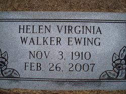 Helen Virginia <I>Walker</I> Ewing 