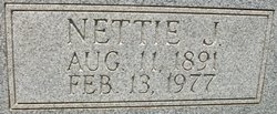 Nettie J <I>Sindle</I> Brumley 