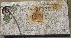 Nora May <I>Shirrell</I> Long 