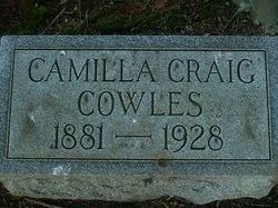 Camilla <I>Craig</I> Cowles 