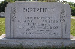 Bertha B. <I>Good</I> Bortzfield 