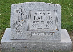 Alma Marie Elsa <I>Schimmel</I> Bauer 