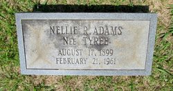 Nellie Rose <I>Tyree</I> Adams 