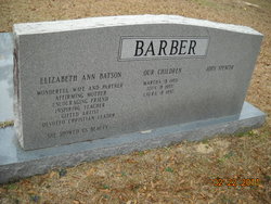 Elizabeth <I>Batson</I> Barber 