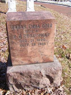 Sarah Emma <I>Cobb</I> Crosthwait 