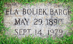 Lela Maude <I>Bolick</I> Barger 