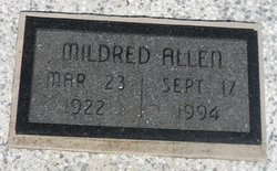 Mildred M. <I>Finch</I> Allen 